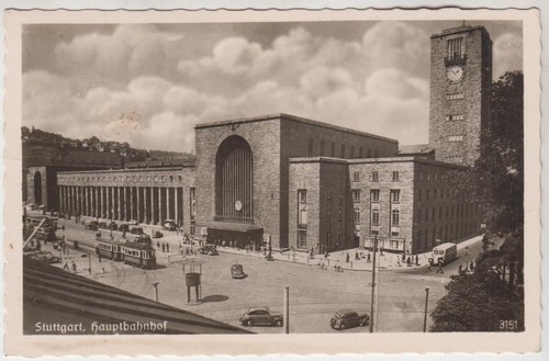 Stuttgart hauptbahnhof - ak,