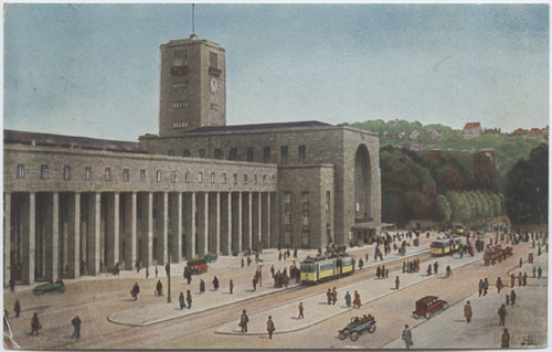 7000 stuttgart hauptbahnhof - ak,