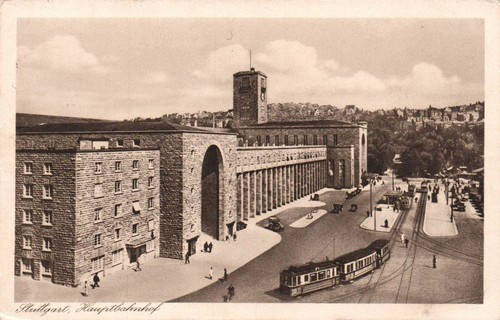 Stuttgart hauptbahnhof - ak,