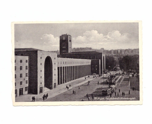 Stuttgart hauptbahnhof und - ak,