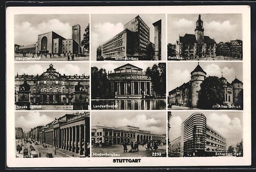 Stuttgart ansichtskarte - stuttgart,,