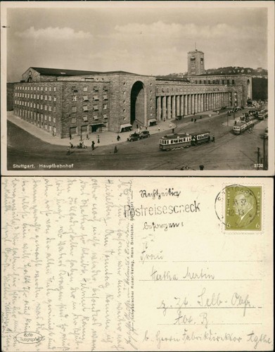 Ansichtskarte stuttgart - ansichtskarte,