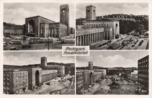 Stuttgart hauptbahnhof - ak,