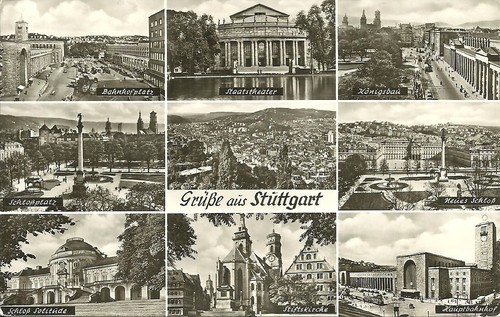Stuttgart hauptbahnhof - ak, -hauptbahnhof