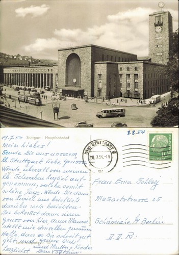 Ansichtskarte stuttgart - ansichtskarte,