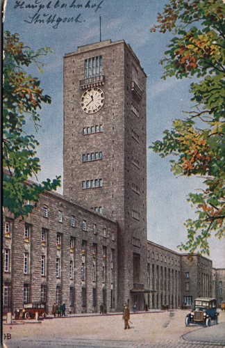 Stuttgart hauptbahnhof - ak,