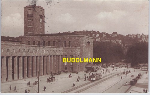 Stuttgart hauptbahnhof 1926 - ak,