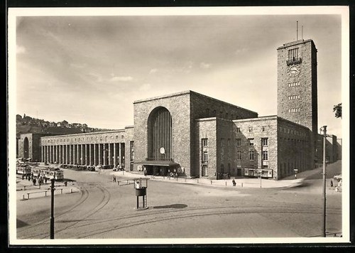Ansichtskarte stuttgart blick - ansichtskarte,