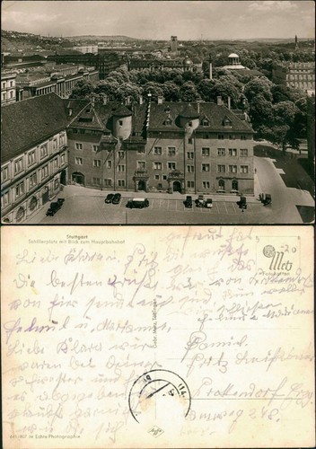 Ansichtskarte stuttgart - ansichtskarte,