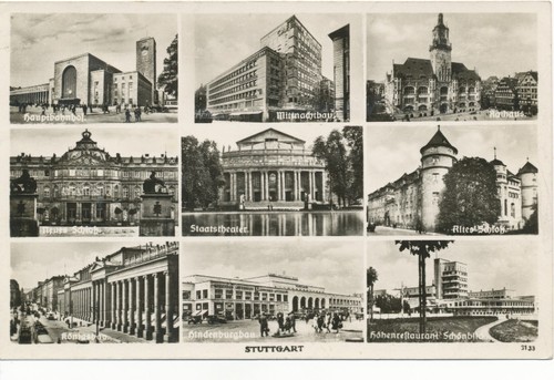 Stuttgart teilansichten - stuttgart,