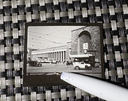 Orig foto bahnhof stuttgart - bahnhof,