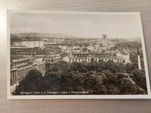 Postkarte stuttgart - postkarte,