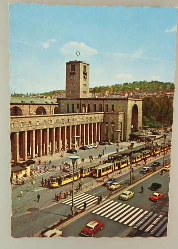 Ansichtspostkarte stuttgart - ansichtspostkarte,